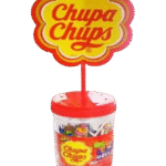 Chupa Chups Lollipop Aneka Rasa Jar (Red) 8× 30+3 × 9g