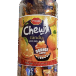 Pran Chew Candy Orange Flavor 525g X15 Jar