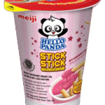 Meiji Hello Panda Stick Strawberry 12 × 12pac X20g