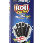 Wafer Shero Roll Vanilla 10g x 10 Packs x 16 Boxes