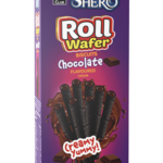 Wafer Shero Roll Chocolate 10g x 10 Packs x 16 Boxes